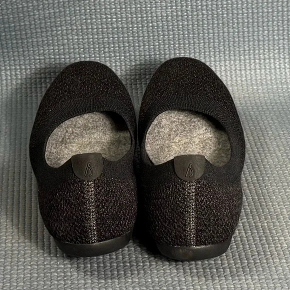 Allbirds Women's Tree Breezers Black Slip On Flats Shoes Size 5 - Picture 7 of 9